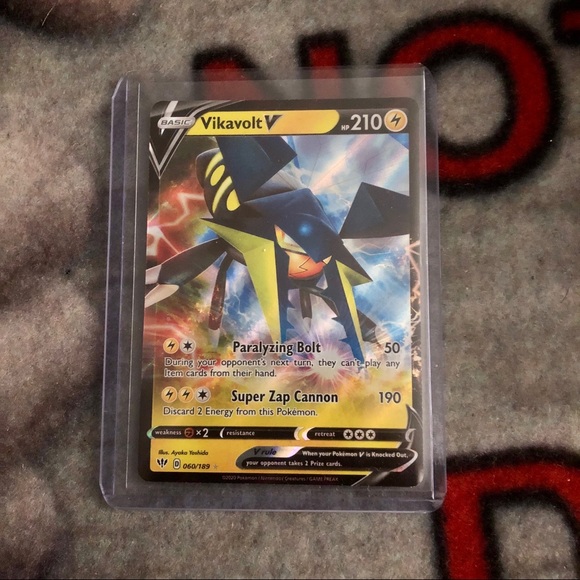 vikavolt v pokemon card value POKÉMON TCG - Vikavolt V Full Art Ultra Rare main image 0